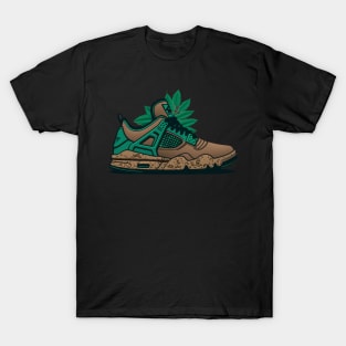 Step into Sustainability with Our Cartoon Style Sneaker T-Shirt